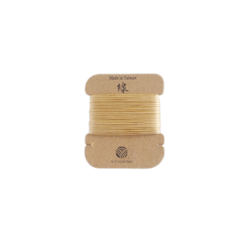 INFINITE 3-Ply No-Fray Round Waxed Thread | Carded Packaging | Matte Wax Finish | 4 Sizes | 36 Colors