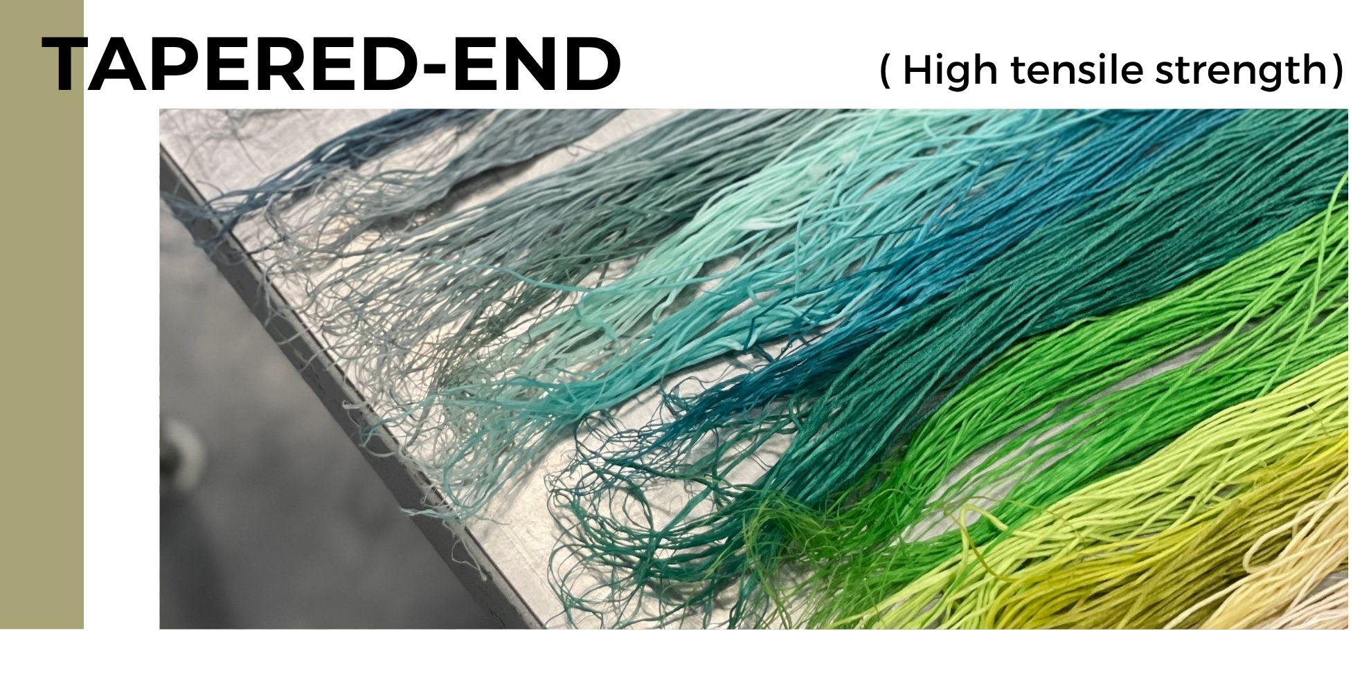 TAPERED END SEWING THREAD